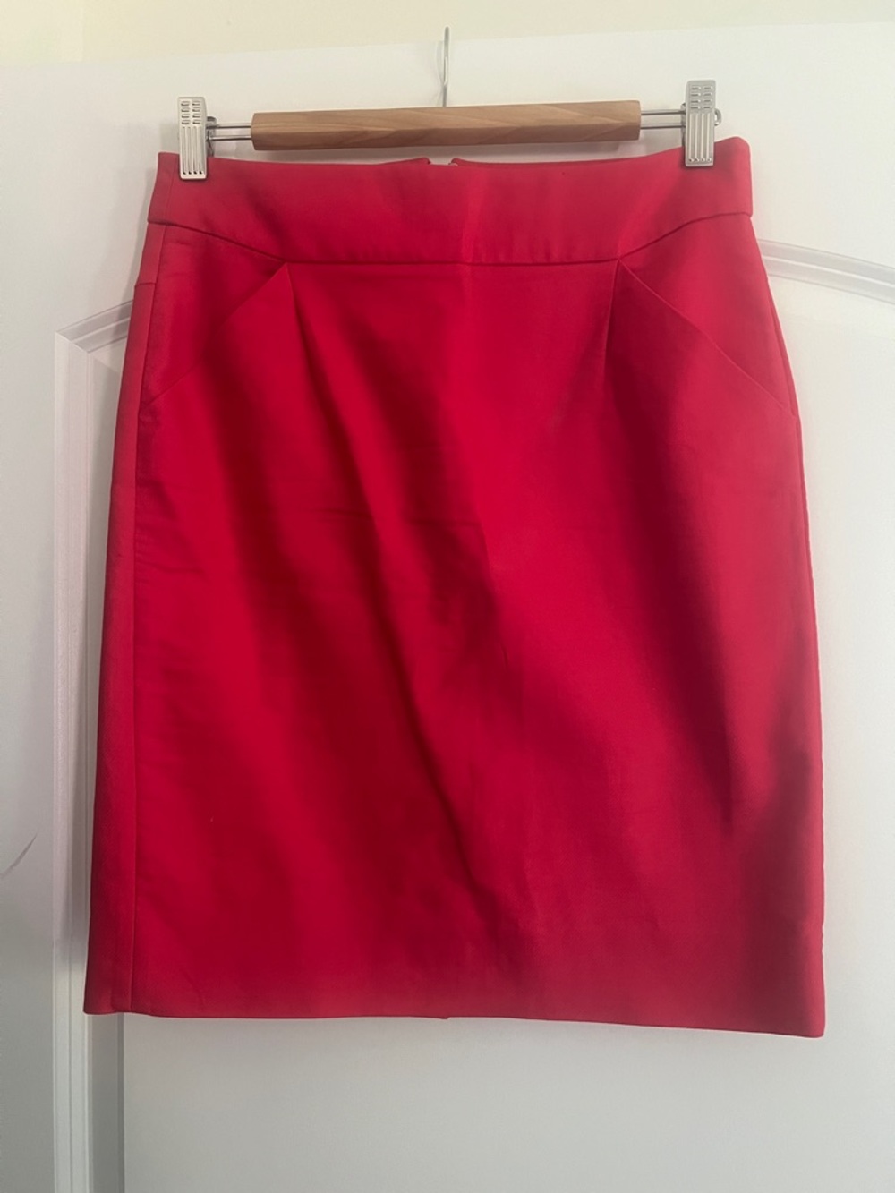 J. Crew Red ‘The Pencil Skirt’